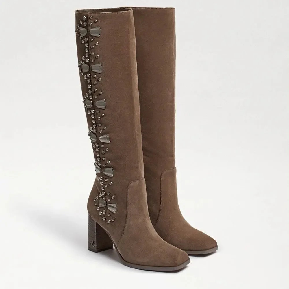 Sam Edelman Oma knee high tan boots size 9.5
